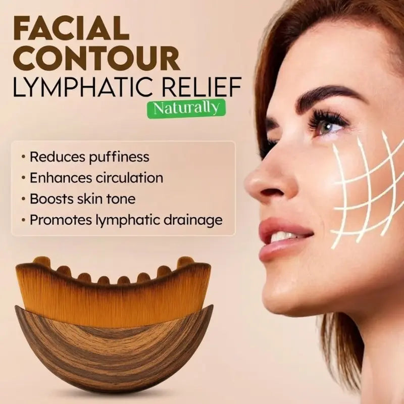 New Lymphatic Contour Face Brush souqbeere.store