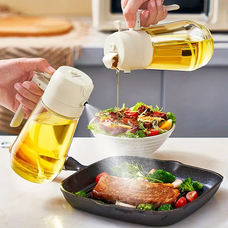 2-in-1 Oil Sprayer Bottle